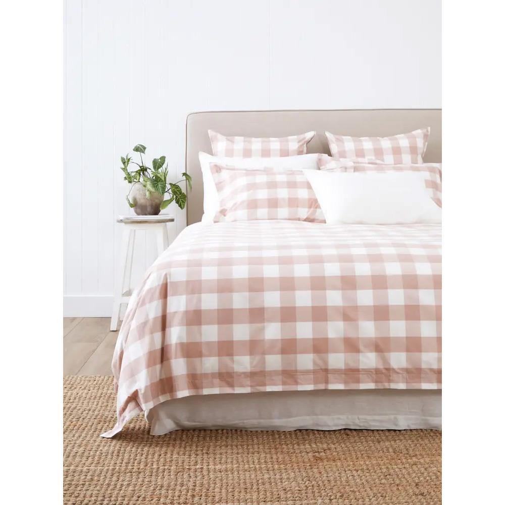 Wallace Cotton Rosewood Duvet Set